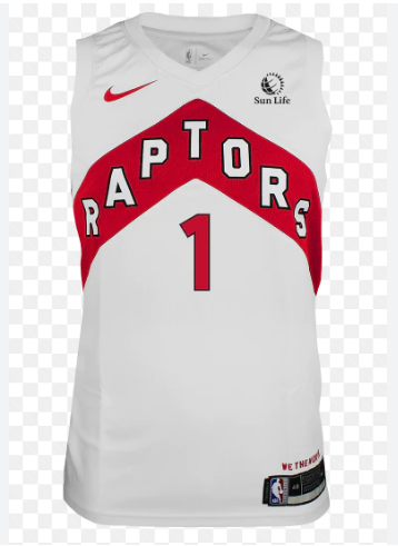 2023 NBA Toronto Raptors 1 Gradey Dick white Nike Icon Edition Swingman Jersey